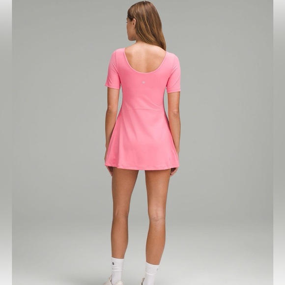 NWT lululemon Align Short-Sleeve Dress SAKP Sakura Pink Size 6 - Picture 3 of 7